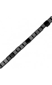 Hematite kralen cube 2mm Black
